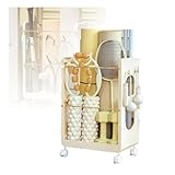 Tennis Racket Storage Rack, Banton Display Cart with Brake Wheels, Yoga Mat Organizer Stand for Courts, Gyms, Clubs & Schools - Maximize Space & Easy Access