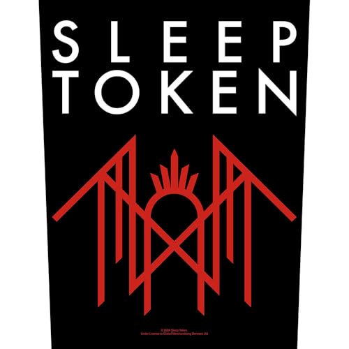 Sleep Token - Écusson SIGIL (Taille unique) (Noir/Rouge/Blanc)