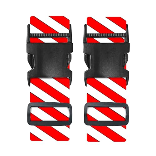 Image of Nuxovilar Luggage Straps Set for Suitcase 1.96x90.5in Polyester