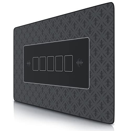 CSL-Computer Profi Pokermatte 1000 x 600 mm | XXL-Format | Pokerteppich Pokertischauflage | Gummiunterseite f&uuml;r stabilen Halt | abwaschbar | Design: Pokermatte | schwarz
