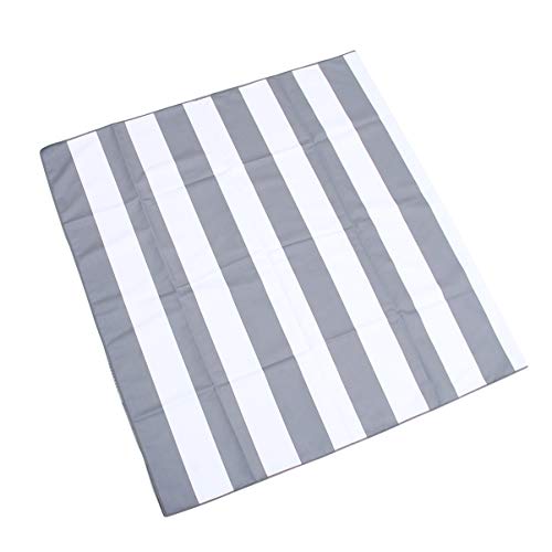 Topathy 2 peças de toalhas de praia listradas de microfibra, toalha de praia, toalha de banho macia,