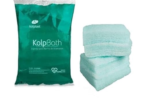 Bucha Esponja Corporal Macia Para Limpeza Banho Higiênico Pacote Com 24 Unidades Kolpbath