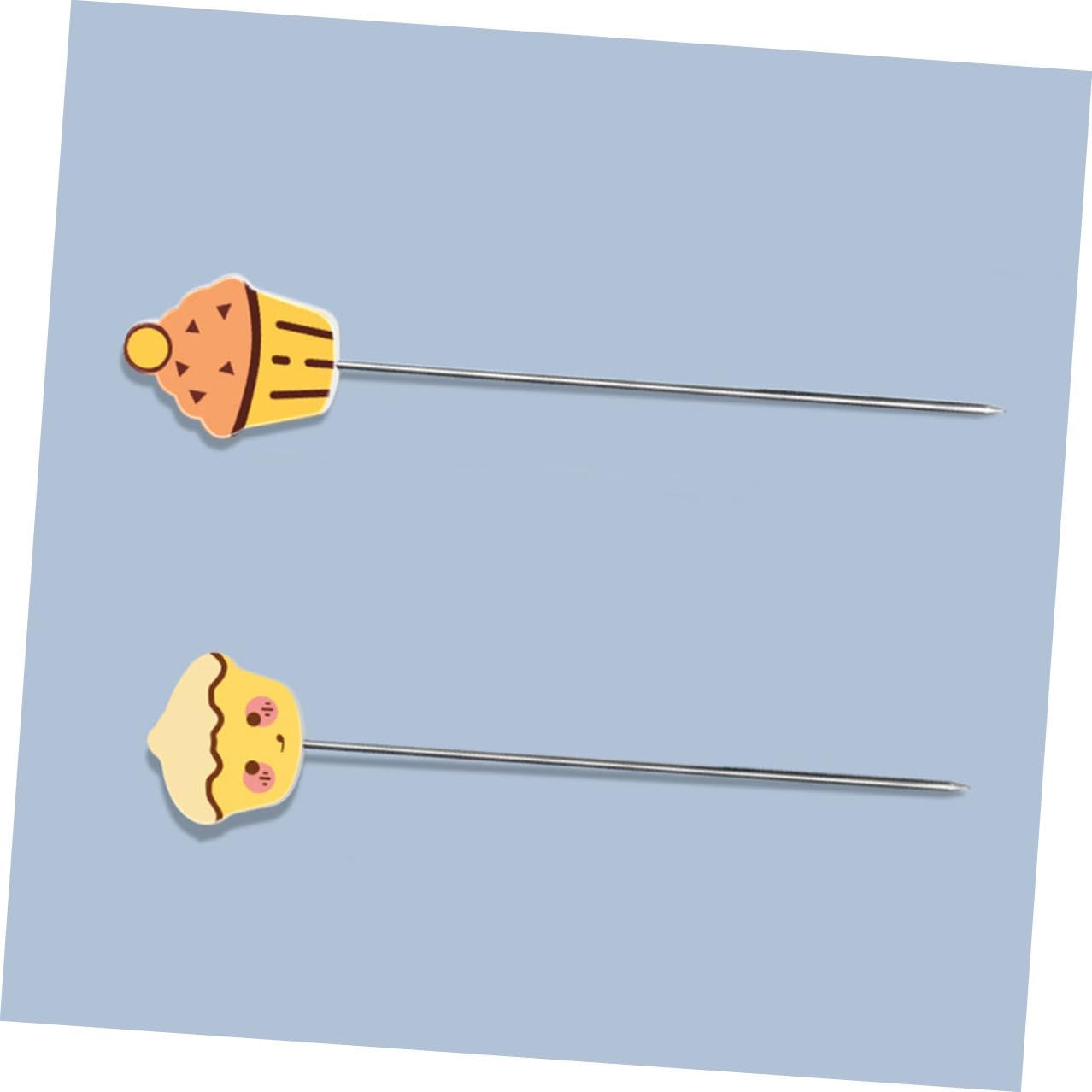 SOLUSTRE 6pcs Stainless Steel Cake Testing Needles Reusable Baking Probe Sticks for Accurate Doneness Detection in Kitchen Bakery Tools with Multiple