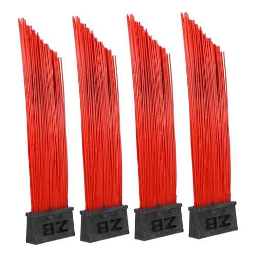 iplusmile 4pcs Garden Broom Outdoor Push Broom Head Cleaning Brush Convenient Part for Street Cleaner