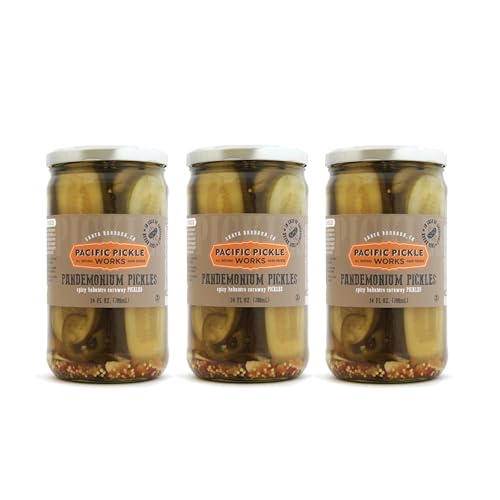 Pandemic Pickles: Spicy Caraway Halves with Habanero & Jalapeno