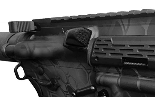 Kit: Guides Spent Brass into Pile, Protects Rifle Paint/Coating, Saves Brass for Re-Loading, Prevents Brass-Burn, Fits Standard Brass Deflectors (Black)