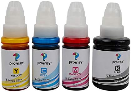 proffisy GI 790 Ink Refill dye Ink G Series Ink Compatible with Canon PIXMA G1000,G1010,G1100,G2000,G2010,G2100,G3000,G3010,G3100,G4010 (4 Color)