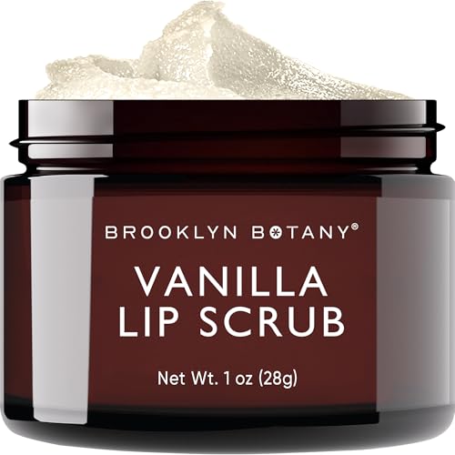 Brooklyn Botany Lip Scrub Exfoliator 1 oz – Lip Moisturizer for Dry Lips and Chapped Lips...