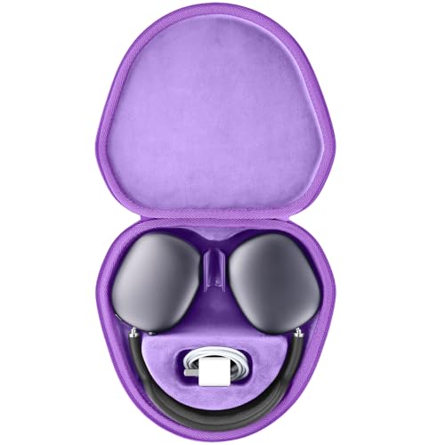 co2CREA Hard Case with Sleep Mode Replacement for Apple AirPods Max 2 / AirPods Max Wireless Over-Ear Headphones (Purple Case) by co2CREA - Used condition - US$19.10