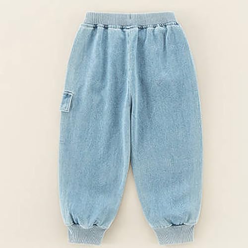 Teens Girls Trendy Y2k Jeans Frayed Star Slim Fit Aesthetic Baggy Pants Going Out Girls Size 3t Clothes2
