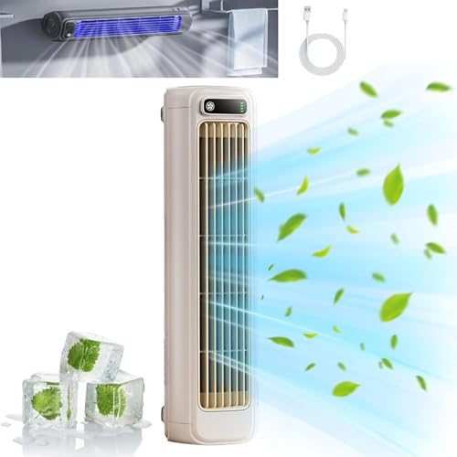 GITRILY Outfany Cooling Ace, Portable Shirem Cooling Ace Quiet, 3 Wind Speeds, Sherum Cooling Ace USB Charging, 24h Long-Lasting Battery Life -0203,Apricotwhite-25