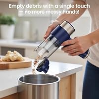 Mecanto Car Vacuum Handheld Vacuum Cleaner, 15000PA Suction, Mini Vacuums with Air Duster and Blower, Portable Hand Held Vacuum for Car, House, Crumbs, Hair (Blue) — image 5