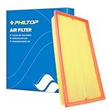 PHILTOP Engine Air Filter, CA10236 Compatible with Porsche Cayenne 2003-2006 2008-2018, Audi Q7