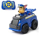 Paw Patrol Chase RC Action Cruiser, Remote Control Car with LED Lights and Easy-Steer Controller, Pretend Play Kids Toys for Boys and Girls Ages 3 and Up