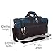 Dalix Medium Duffle Bag Duffel Bag in Black and Navy Blue Gym Bag