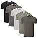 Produktbild Charles Wilson 5er Packung Einfarbige T-Shirts mit Rundhalsausschnitt (Large, Grey Essentials)