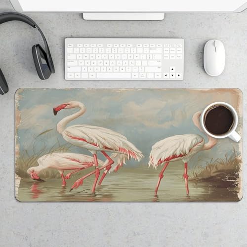 Mouse Pad Flamingo en Agua Impermeable Grande Antideslizante miniatura 5