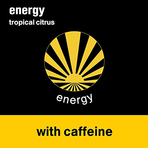 Vitamin Water Energy, Nutrient Enhanced Water Beverage, Electrolyte Enhanced Bottled Water - 20 Fl Oz (Pack Of 12) (Tropical Citrus (Energy)) #TOP6
