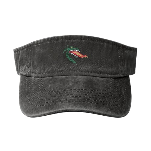 UAB Blazers Sport Sun Visor Hats Cotton Empty Top Baseball Cap Black