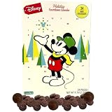 Disney Mickey Mouse and Friends Christmas Advent Countdown Calendar with 24 Milk Chocolate Pieces, 1