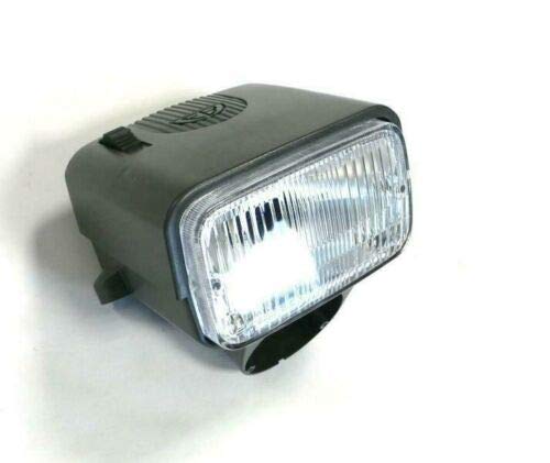 GRUPPO OTTICO FARO FANALE ANTERIORE COMPLETO 2 LUCI GRIGIO BRAVO 3 50