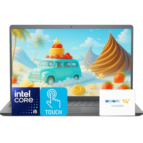 Dell Inspiron 15.6インチ FHD タッチスクリーンノートパソコン| Intel Core i5-1334U CPU | 64GB RAM | 1.5TBストレージ (1TB PCIe SSD + 512GB 外付け) | 長いバッテリー寿