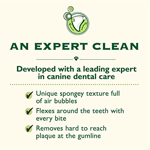 Lily's Kitchen Woofbrush Natürliche Leckerlis für ausgewachsene Hunde Zahnpflege-Kausnack - Mittlerer Hund (1 Packung mit 7 Kausnacks - 28g)