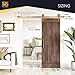 Rio Salto Gold Large Wheel Barn Door Hardware Kit 78