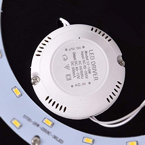 Plafonnier LED style américain rétro 50cm lumière blanche cuisine - 3