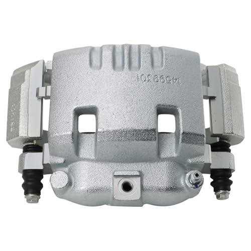 Image of TRQ Rear Left Brake Caliper w /Bracket Drivers Side | For 2006-2008 Dodge Ram 1500 2003-2008 Ram 2500 3500 2003 3500 Van