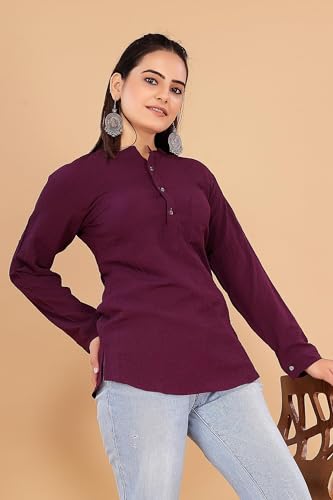Image of ROYALICA Women's Short Sleeve Drop Shoulder Collared Blouse Button Down Graphic Print Blouse Shirts Top