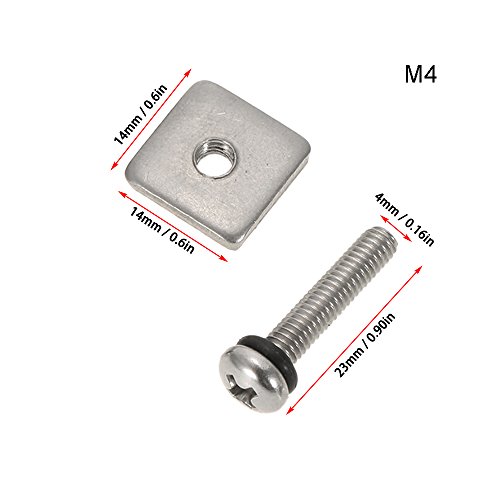 Parafusos, Andoer 3 Prancha de surfe de aço inoxidável universal longboard fin parafuso kit de subst