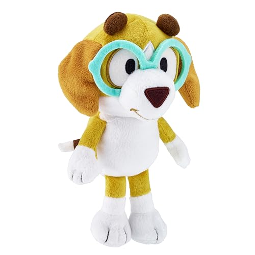Image of Bluey and Friends Stuffed Plush Toy Choose from Muffin, Princess Muffin, Winton, Honey, Mackenzie, Snickers, or Coco Official Soft Toy Figure for Kids Ages 3+ (Honey)