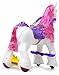 Feber My Lovely Unicorn 12V Ride On - Electric Vehicle- My Unicorn Electronic Pet & Long Pink Hair- Girl 3-7 Years