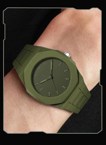 Image of Shocknshop Minimalist Creative Sketch Design Black Analog Plastic Chain Strap Wrist Watch for Men Boys -WCH375