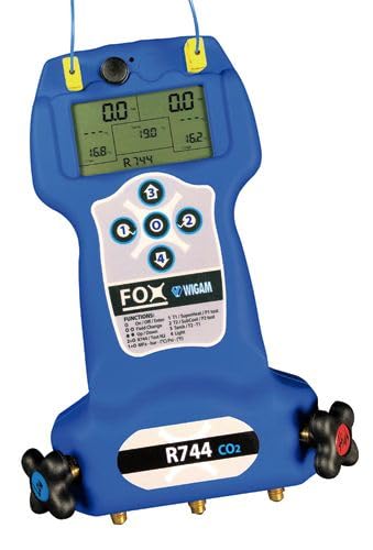 Wigam FOX-R744 - Manómetro digital de 2 vías 04080001006