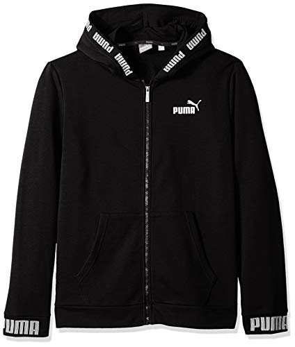 PUMA Men's Amplified Hooded Jacket, Cotton Black, X-Large