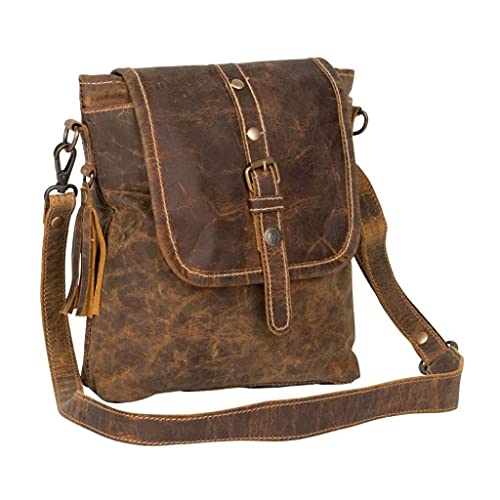 Myra Bag female Brown Beauty Leather Bag Upcycled Leather S-21682