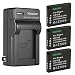 Kastar 3-Pack LB015 Battery and AC Wall Charger Replacement for Kokad LB-015 Rechargeable Lithium-ion Battery and Kokad PIXPRO WPZ2 Digital Camera