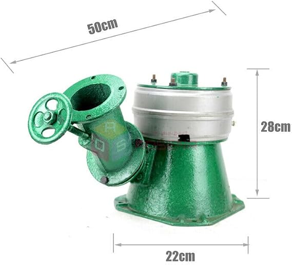 500W Hydroelectric Generator Single Phase 220V Oblique Impact Pelton Wheel Water Turbine 500-1500RPM Water Power Generation Equipment Copper Core Hydro Generator for Home Lighting TV