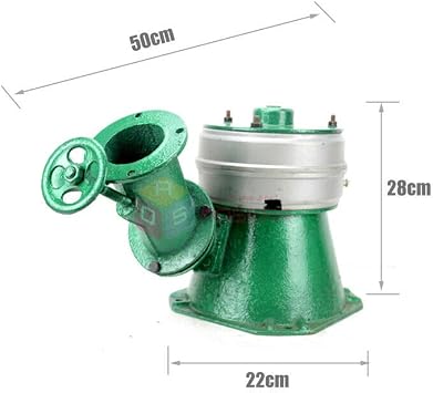 500W Hydroelectric Generator Single Phase 220V Oblique Impact Pelton Wheel Water Turbine 500-1500RPM Water Power Generation Equipment Copper Core Hydro Generator for Home Lighting TV