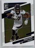 2021 DONRUSS OPTIC #28 NOAH FANT DENVER BRONCOS FOOTBALL OFFICIAL TRADING CARD OF THE NFL