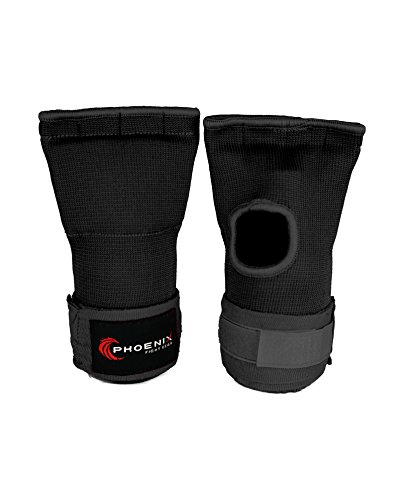 Phoenix Fight GearSustain Hand Supports with Gel, Quick Gel Boxing Hand Wraps, Padded Inner Gloves, MMA, Muay Thai, Boxing, Sparring & Training