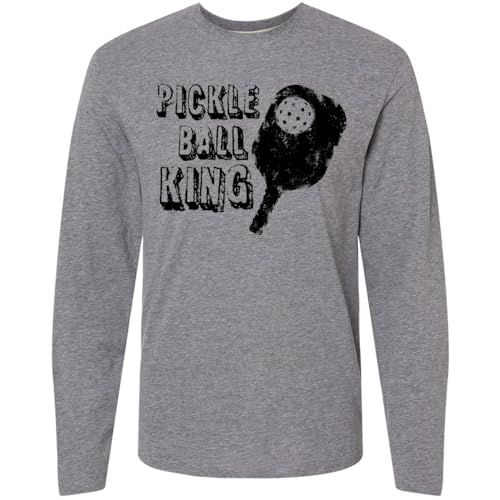 inktastic Pickleball King Men's Long Sleeve T-Shirt
