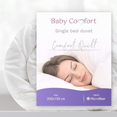 Baby Comfort Soft 7 Tog Duvet for All Seasons Cover