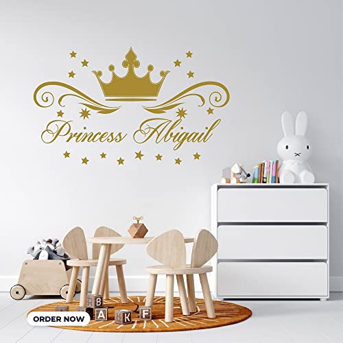 Vinilo Decorativo Princesa Corona con Estrellas miniatura 4