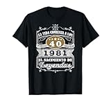 Camisa 1981 Playera 40 Años