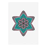 Azeeda A2 'Hübsches Mandala' Poster/Kunstdruck 