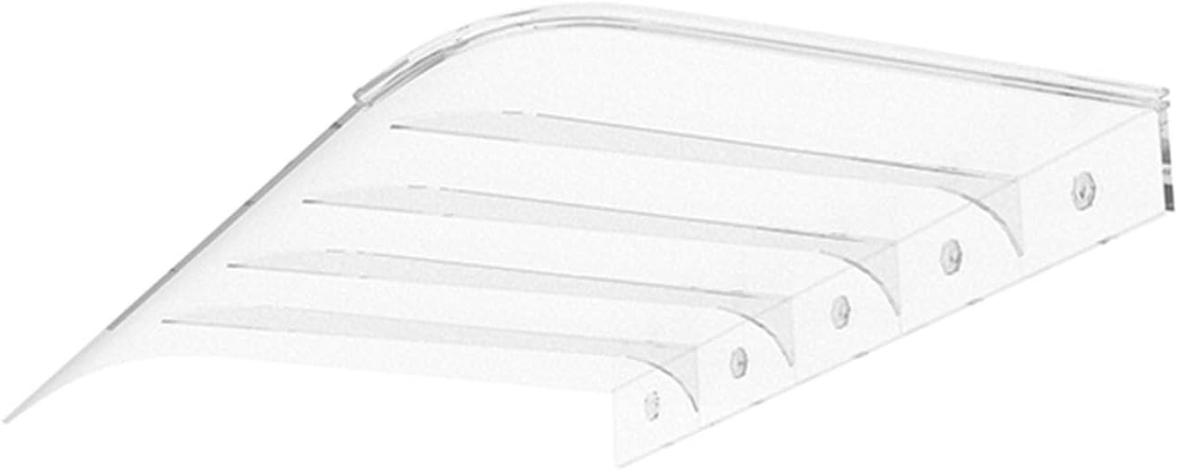 Door Window Awnings， Exterior Invisible Rain Shelter,Awning Door, Outdoor Patio Awning Canopy,Invisible Entry Above Door Overhang Awning for Porch Patio Roof(Clear,40x40cm/15.7x15.7in)