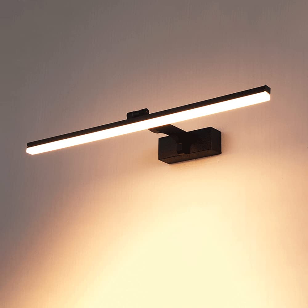 FZQSXAZU Adjustable LED Bathroom Wall Lamp 180° Rotating Mirror Light Modern Vani Lighting Indoor Makeup for Cabi & Toilets Front Mirrors